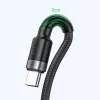 Baseus Cafule SuperCharge Cabo de USB-A para USB-C, 40W, 5A, QC 3.0, 1 m, preto/cinzento