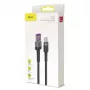 Baseus Cafule SuperCharge Cabo de USB-A para USB-C, 40W, 5A, QC 3.0, 1 m, preto/cinzento
