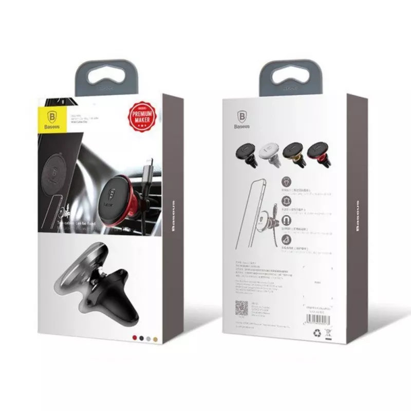 Suporte universal magnético para saída de ar Baseus (Overseas Edition) preto