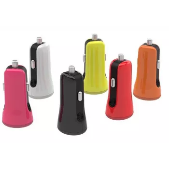 Carregador de automóvel universal compacto Baseus CCALL-CR02 branco