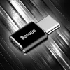Baseus Adaptador OTG USB 2.0 Type-C para Micro USB (Preto)