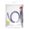 Cabo Baseus Yiven USB-A para Lightning 2,4A 1,8m azul lilás