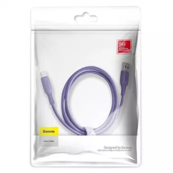 Cabo Baseus Yiven USB-A para Lightning 2,4A 1,8m azul lilás