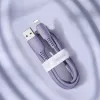 Cabo Baseus Yiven USB-A para Lightning 2,4A 1,8m azul lilás
