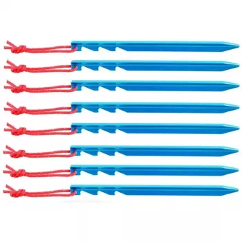 Estaca de tenda em Y Basic Nature alumínio 18 cm prateado