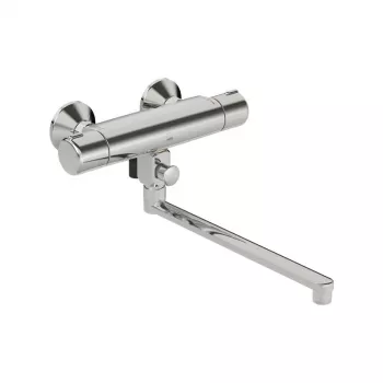 Misturadora de Banheira e Duche L300mm Nova Termostática Cromada