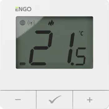 Termostato de parede ZigBee ENGO Controls E25-BATW, a pilhas, branco