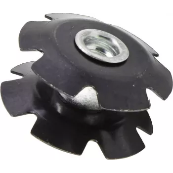 Porca estrelada BBB Cycling Starnut 1 1/8 polegadas - em aço para tubos de forqueta sem rosca