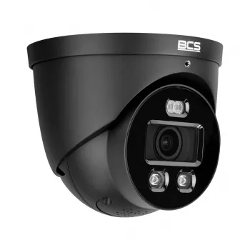 Câmara IP exterior dome BCS 8MP com análise por IA, PoE, IK10