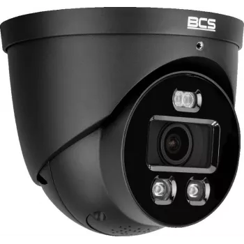 Câmara IP exterior dome BCS 8MP com análise por IA, PoE, IK10