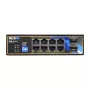 Switch industrial não gerido BCS BCS-B-ISP08G-2SFP, 8 portas Gigabit + 2 SFP, calha DIN