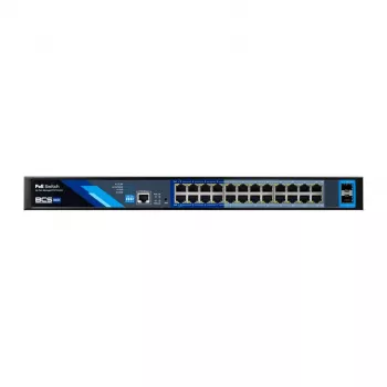 Switch gerido BCS BCS-B-SP24G-2SFP-M 24 portas Gigabit L2 com 2 slots SFP