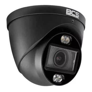 Câmara bullet varifocal analógica HD 5MP BCS BCS-EA45VSR8L6-G com IR 60m, IP67, IK10