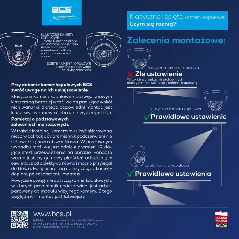 BCS EA18FWR3(2) câmara dome 4-em-1 8MP, 3,6mm, IR 30m, IP66