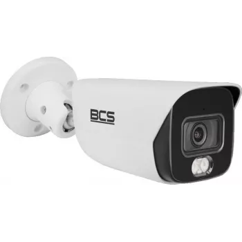 Câmara bullet IP BCS-L-TIP28FCR5L5-Ai1 8MP com objetiva de 2,8mm, IR até 50m, AI Perimeter Protection