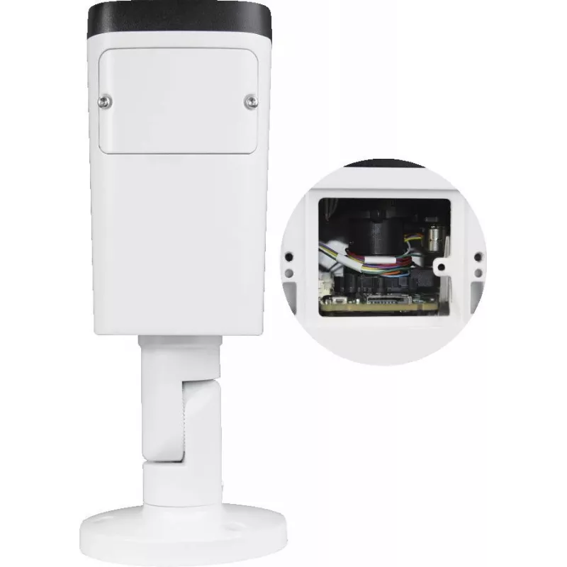 Câmara IP Bullet BCS Line 4MP com objetiva varifocal motorizada, 50m IR, PoE, IP67