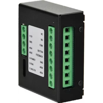 Módulo de botões BCS-MODKD-III para videoporteiros da série BCS-MOD, preto, painel frontal em liga de alumínio, teclado numérico de 12 botões, acesso por código PIN, IP65