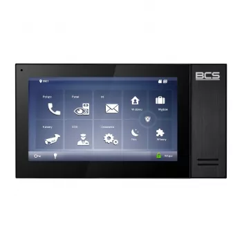 Monitor TFT-LCD BCS-MON7400B-S 7 polegadas com HDMI, VGA, BNC, preto