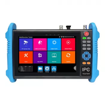 BCS-MS7.0LCD-LITE(3) Microscópio Digital LCD 7,0 polegadas com Ecrã IPS, 12 MP, Ampliação 1x-1200x, 8 Luzes LED, Bateria Recarregável, Suporte Ajustável
