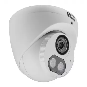 BCS Point câmara exterior dome 8MP câmara IP com análise IA, objetiva 3,6mm, IR 30m, PoE BCS-P-EIP18FSR3L3-AI1(2)