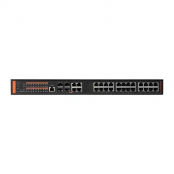 Switch Ethernet Gigabit gerido Layer 2 BCS SP24G04G-4SFP-M com 24x RJ45 e 4 portas SFP