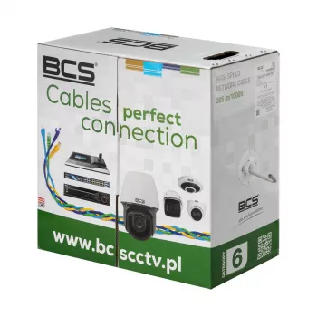 Cabo de rede BCS U/UTP CAT6 PVC