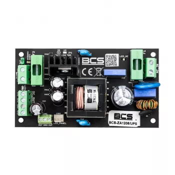 Fonte de alimentação AC/DC BCS-ZA1206/UPS 12V 6A 72W com backup de bateria (UPS)