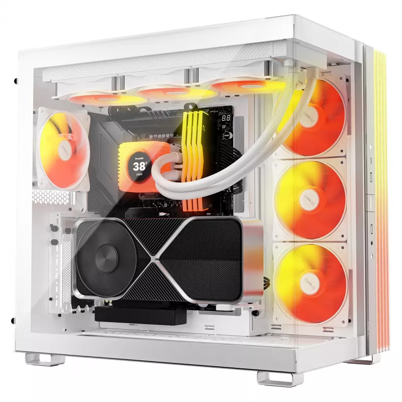 be quiet! Light Loop IO LCD 360 mm White Refrigeração líquida All-in-One para CPU Intel/AMD