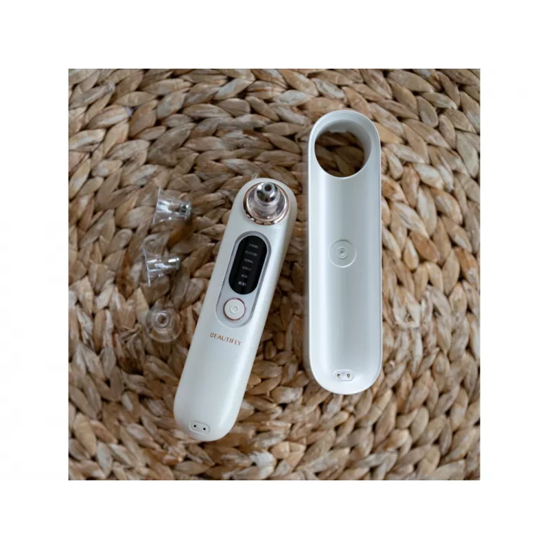 Beautifly Derma Glow PRO microdermoabrasão e removedor de pontos negros