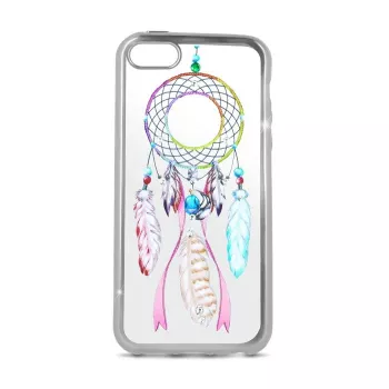 Beeyo Capa TPU Dreamcatcher para Huawei P8 Lite 2017 / P9 Lite 2017 - Prateado