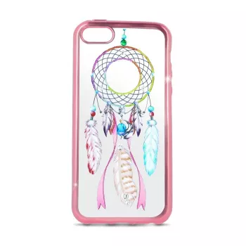 Beeyo Capa TPU Dreamcatcher para Huawei P8 Lite 2017 / P9 Lite 2017 rosa