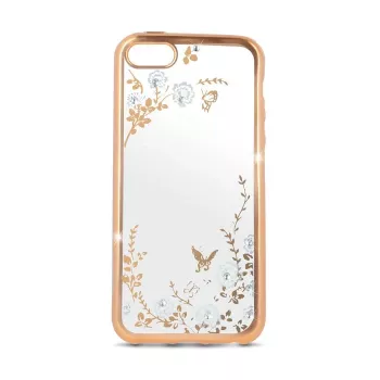 Capa Traseira Beeyo LG X Power Secret Garden TPU Dourada
