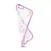 Beeyo Sony Xperia E5 Capa TPU Flower Dots Rosa