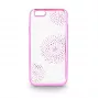 Beeyo Sony Xperia E5 Capa TPU Flower Dots Rosa
