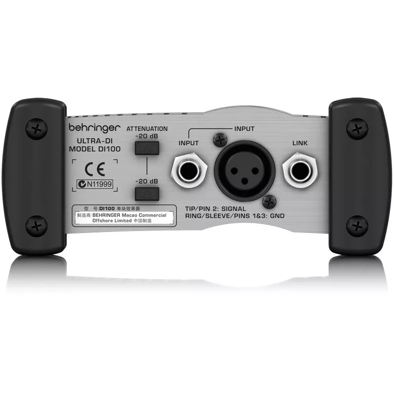 Behringer DI100 Ultra-DI Caixa de injeção direta ativa