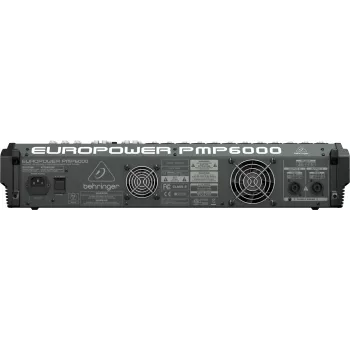 Mesa de mistura Behringer PMP6000 de 20 canais, preta