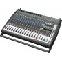 Mesa de mistura de áudio de 20 canais Behringer PMP6000, preta