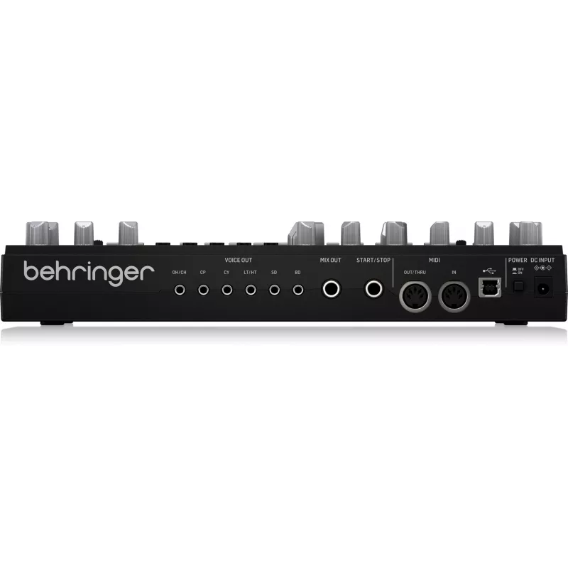 Máquina de ritmos e bateria Behringer RD-6-BK
