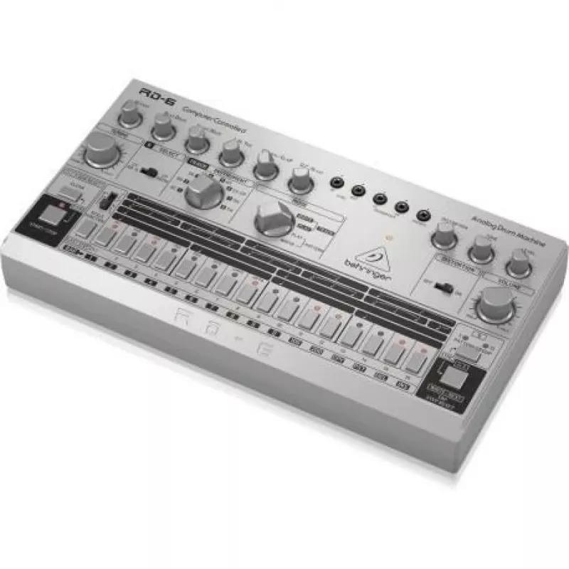 Máquina de Ritmos Analógica Behringer RD-6-SR - Prata