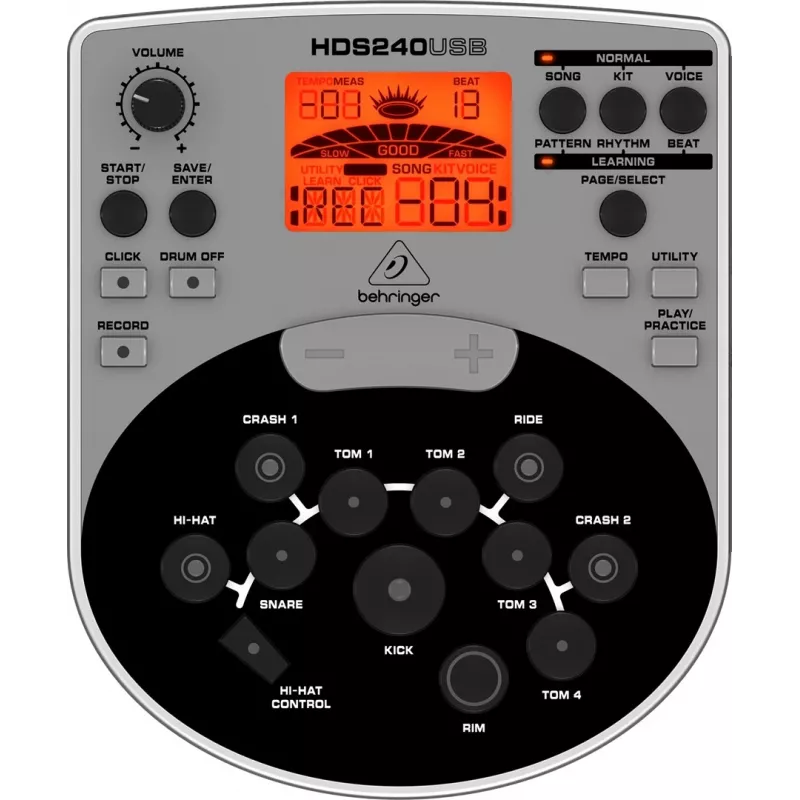 Bateria eletrónica Behringer XD80USB, preta