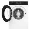 Máquina de lavar roupa de carregamento frontal Beko BM3WFU3721WBW 7 kg 1200 rpm com SteamCure e Bluetooth