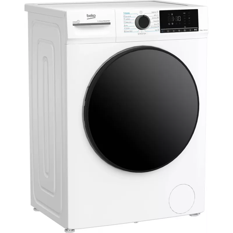 BEKO BMM5DFO5741W Máquina de lavar e secar roupa, 7 kg lavagem / 5 kg secagem, 1400 rpm, classe energética D, branco