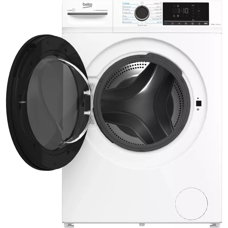 BEKO BMM5DFO5741W Máquina de lavar e secar roupa, 7 kg lavagem / 5 kg secagem, 1400 rpm, classe energética D, branco