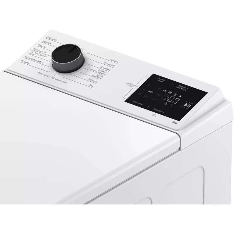 BEKO ETB622ECWPL máquina de lavar de carga superior 6 kg branca