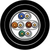 Belden CATSNAKE Cabo Categoria 6A, 4 pares, S/FTP, PUR, Preto, 305 m