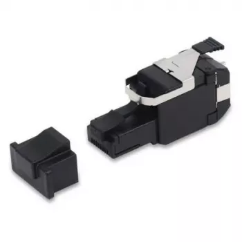 Belden RVAFPUBK-B24 REVConnect 10GX Ficha RJ45 UTP terminável em campo, categoria 6A, preto