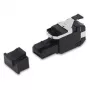 Belden RVAFPUBK-B24 REVConnect 10GX Ficha RJ45 UTP terminável em campo, categoria 6A, preto