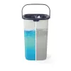 Beldray LA00000008EU7 conjunto de esfregona plana e balde – cinzento/azul, 5L com torção automática, cabo telescópico, microfibra
