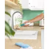Beldray LA00000018UFFEU7 Anti-bac conjunto de rolo de gel apanha-pelos - removedor de pelos reutilizável de gel de silicone para roupa, estofos e pelo de animais - azul/cinzento