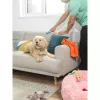 Beldray LA00000018UFFEU7 Anti-bac conjunto de rolo de gel apanha-pelos - removedor de pelos reutilizável de gel de silicone para roupa, estofos e pelo de animais - azul/cinzento